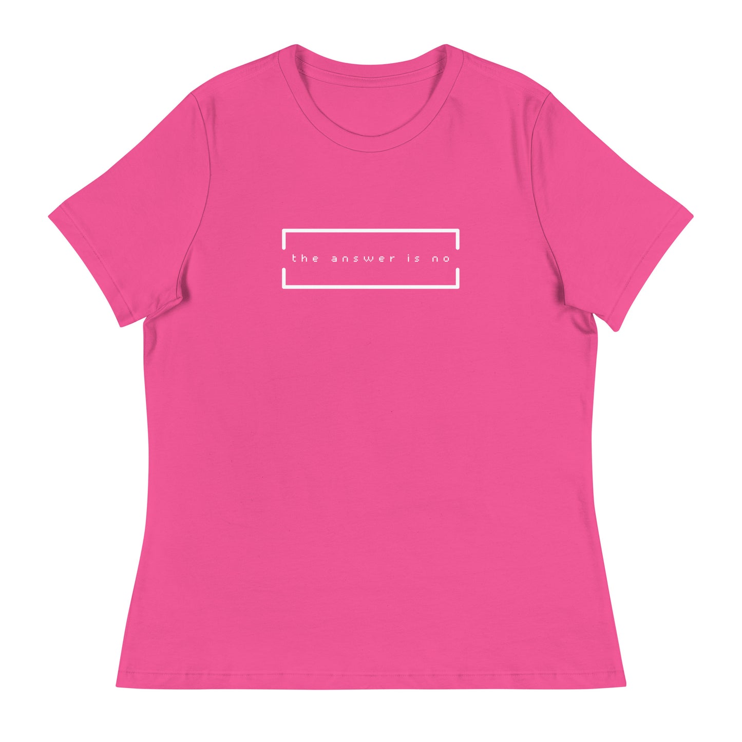 The Answer is No Relaxed Tee