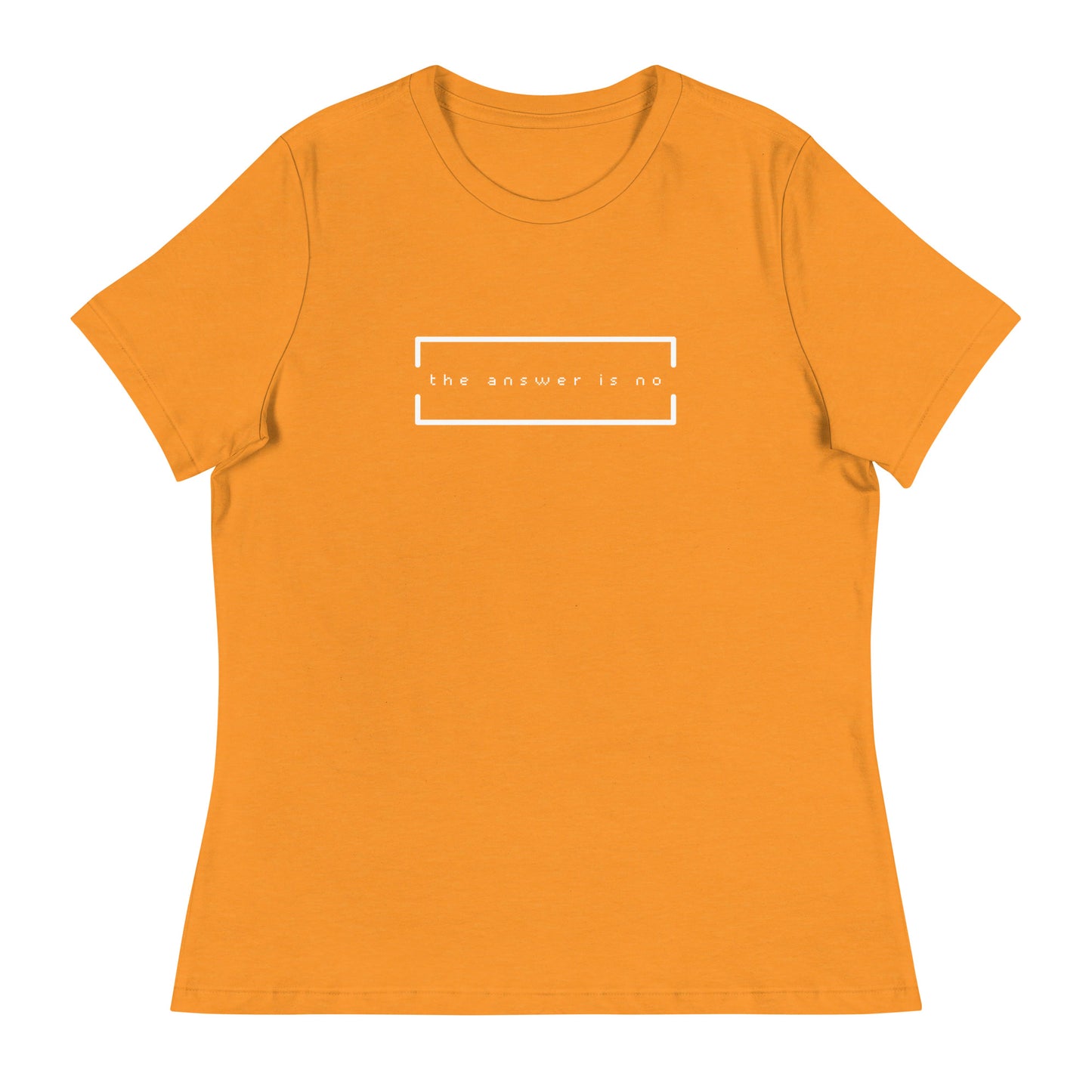 The Answer is No Relaxed Tee