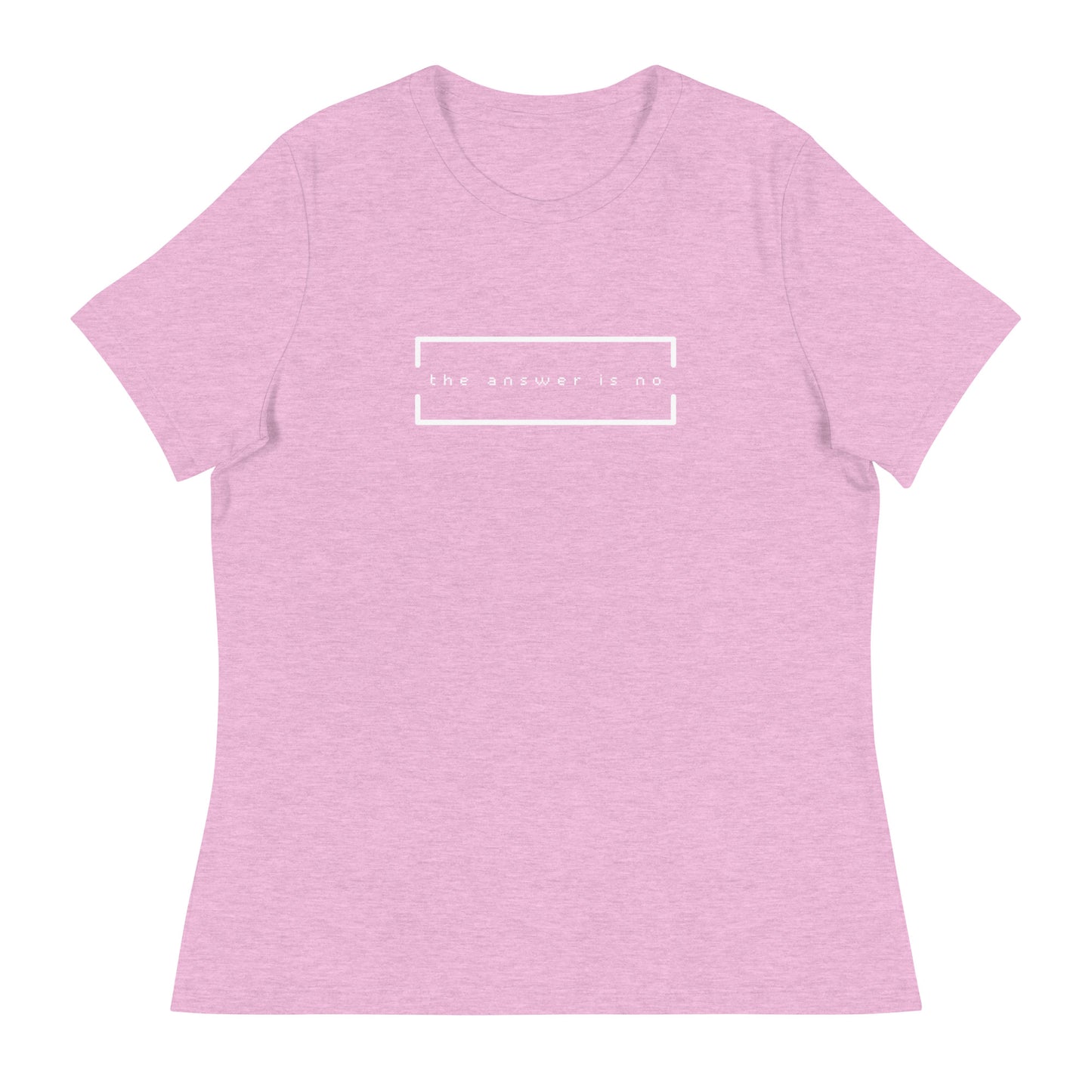 The Answer is No Relaxed Tee