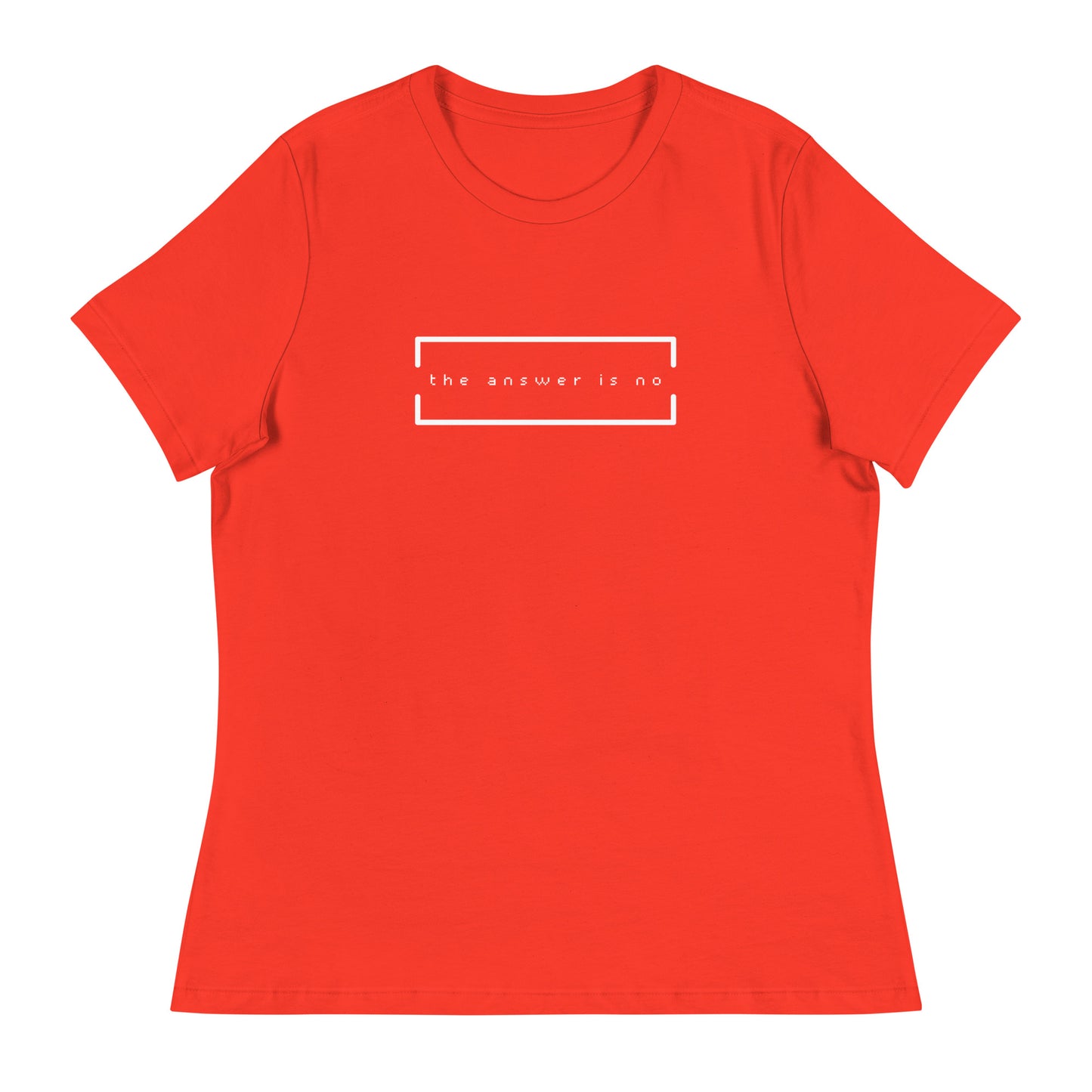 The Answer is No Relaxed Tee