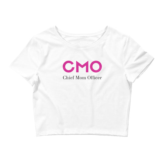 Chief Mom Officer Cropped Tee